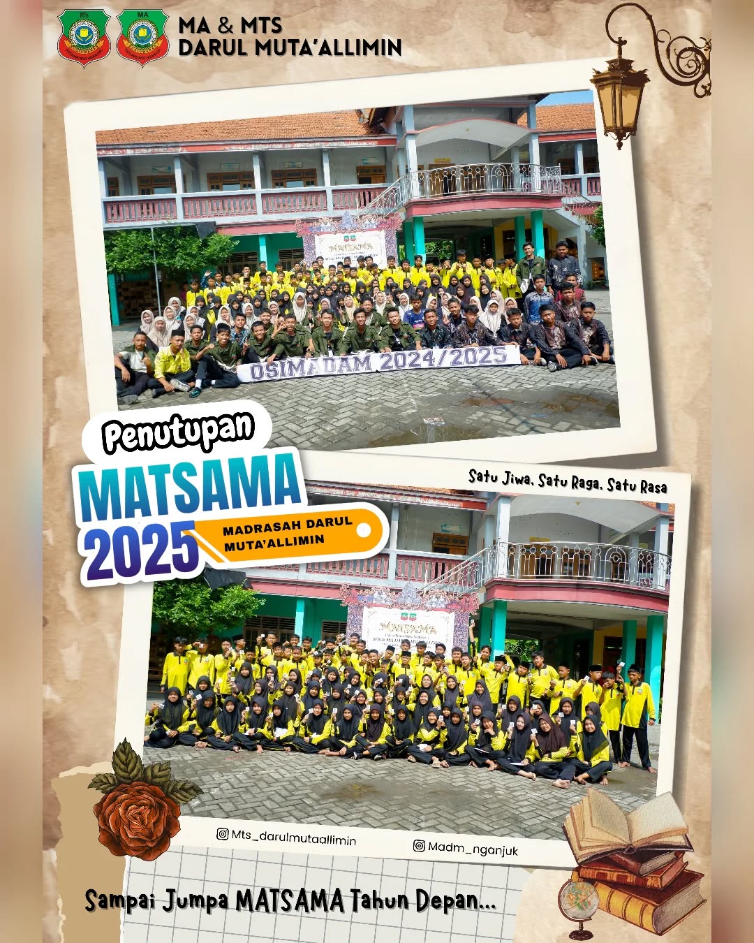 Penutupan MATSAMA (Masa Ta'ruf Siswa Madrasah) MA Darul Muta'allimin Tahun 2025